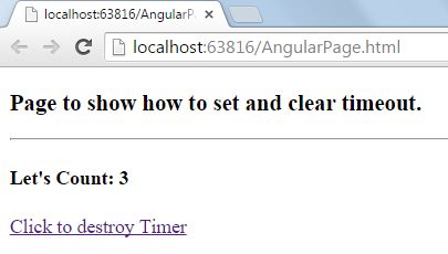 $timeout in AngularJS
